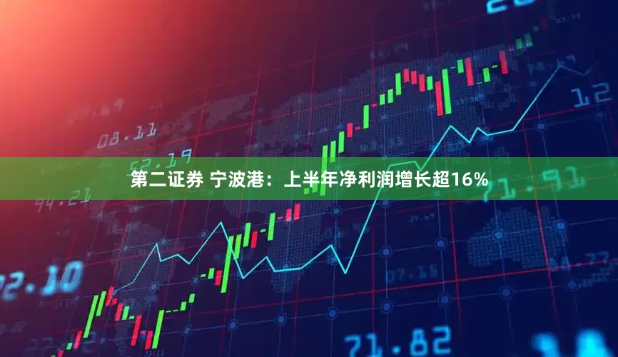 第二证券 宁波港：上半年净利润增长超16%